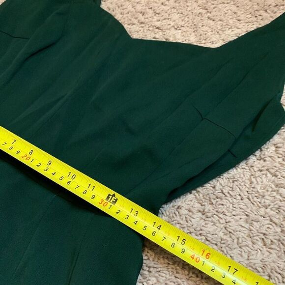 Vtg 1960s Green Pencil Wiggle Slip Dress Pinup Retro Sweetheart M Medium - Picture 8 of 10